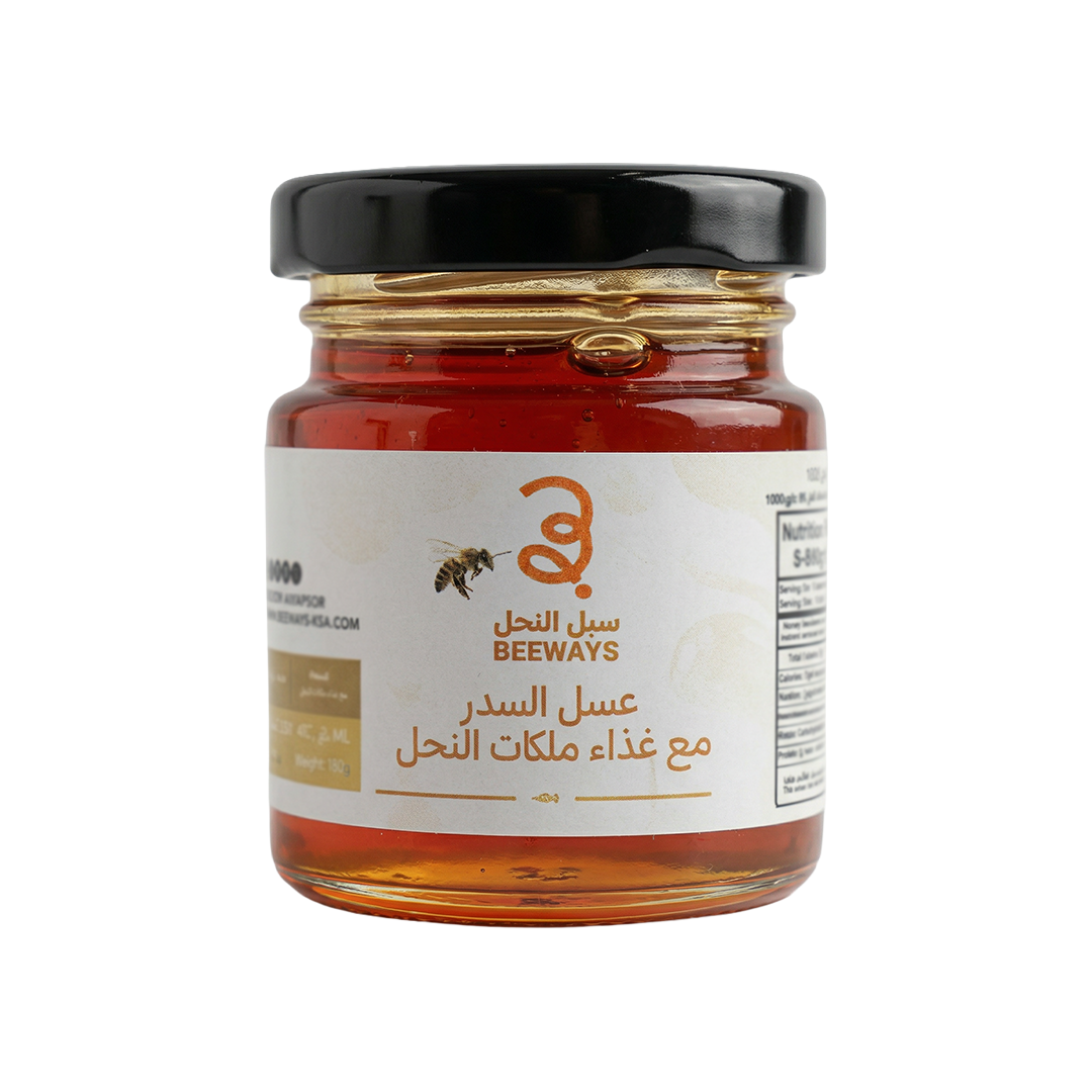 عسل السدر بغذاء الملكات