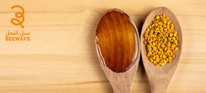 غذاء ملكات النحل مع العسل