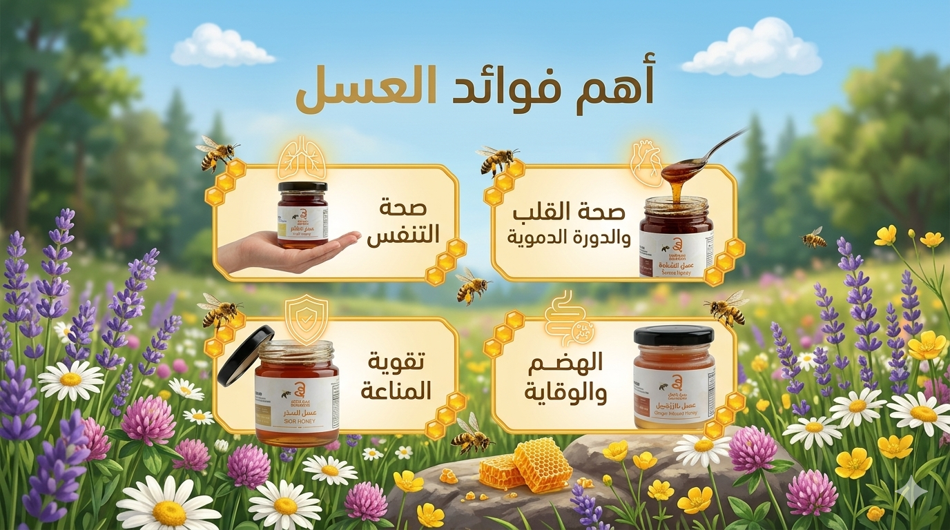 فوائد العسل 